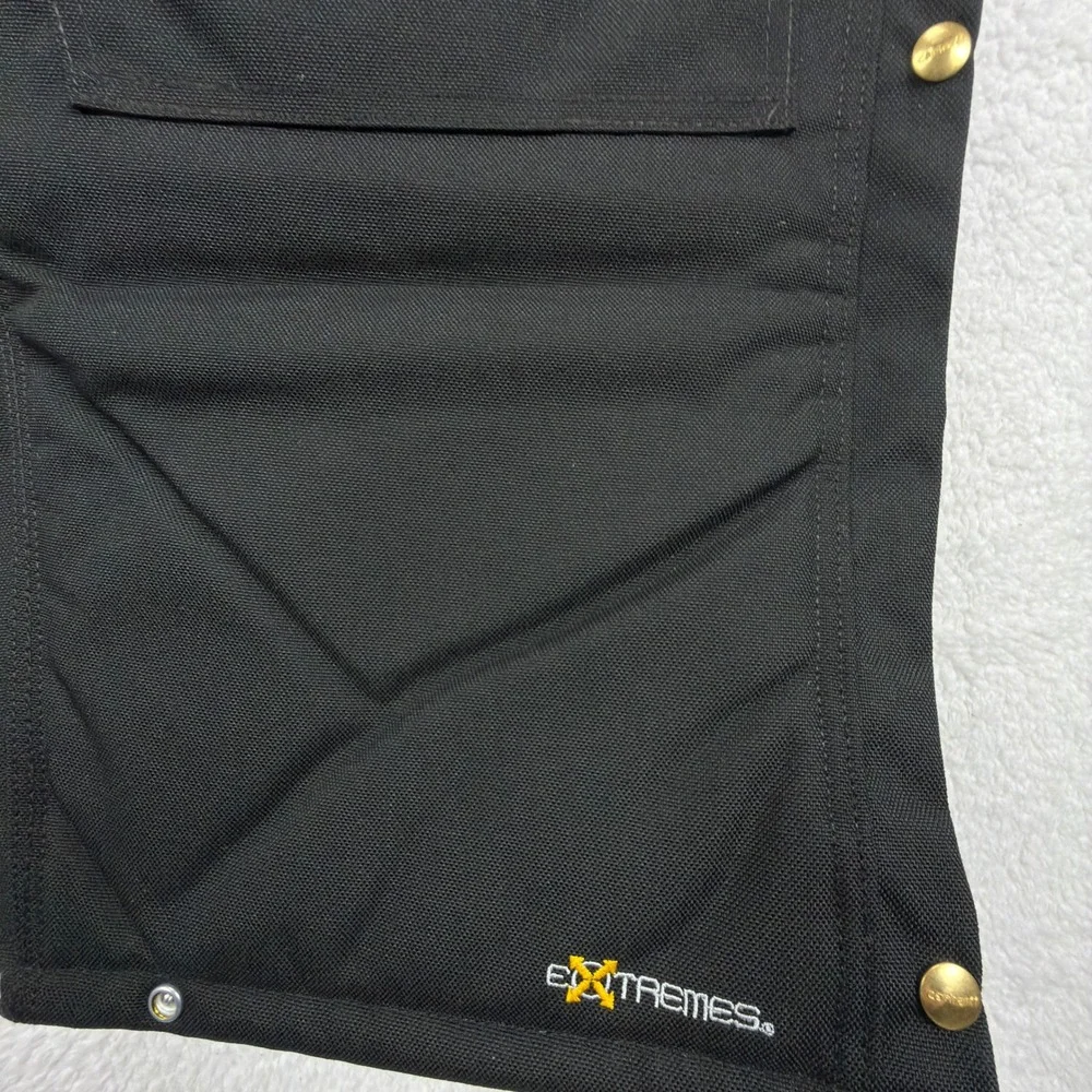 Carhartt Yukon Zip-To-Waist Biberalls Mens 44x30 R33 BLK Black NWT Bibs Overalls